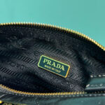Prada Re-Edition 2002 Small Leather Shoulder Bag 1BC201 Black